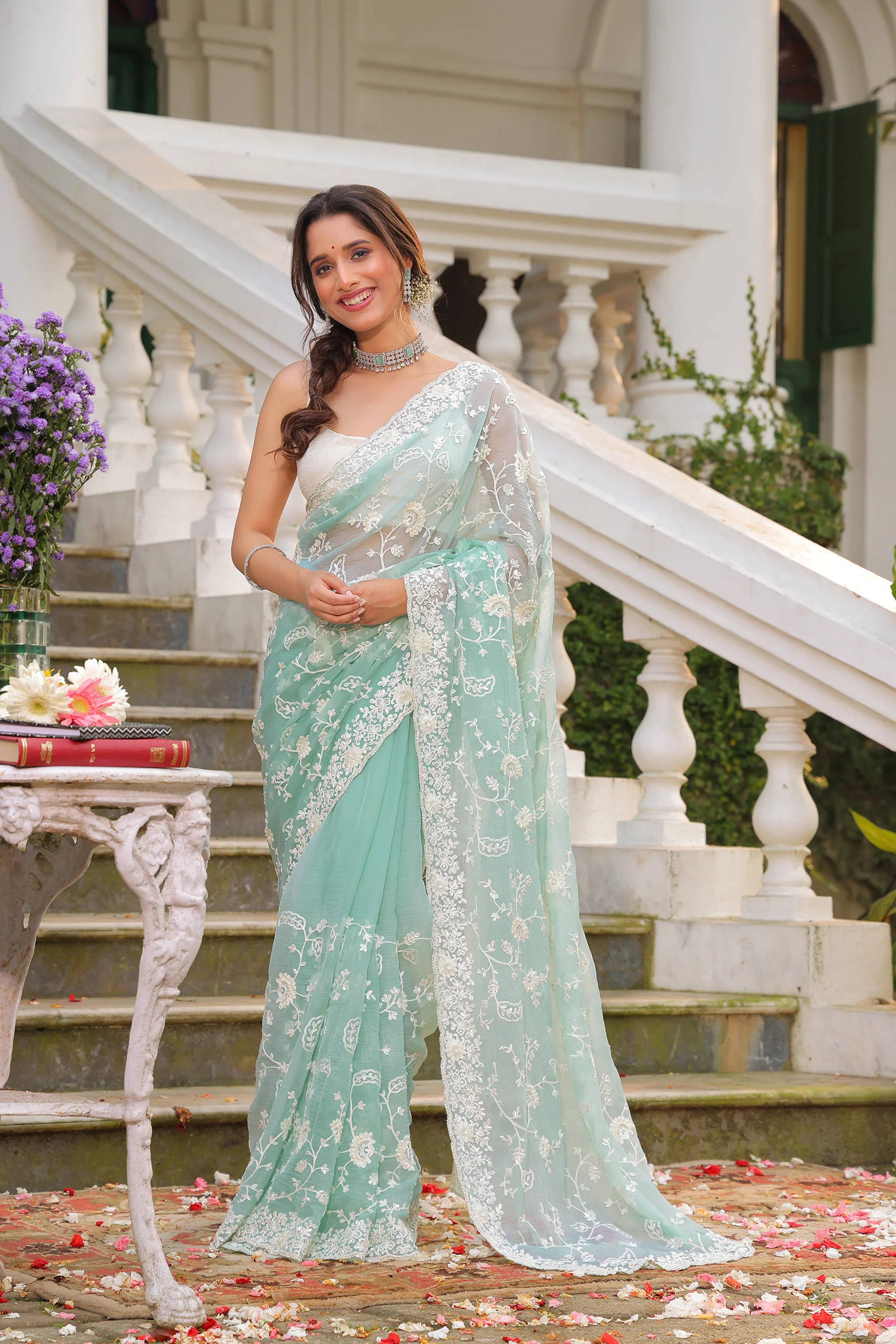 Chiffon Organza Embroidery - Image 3