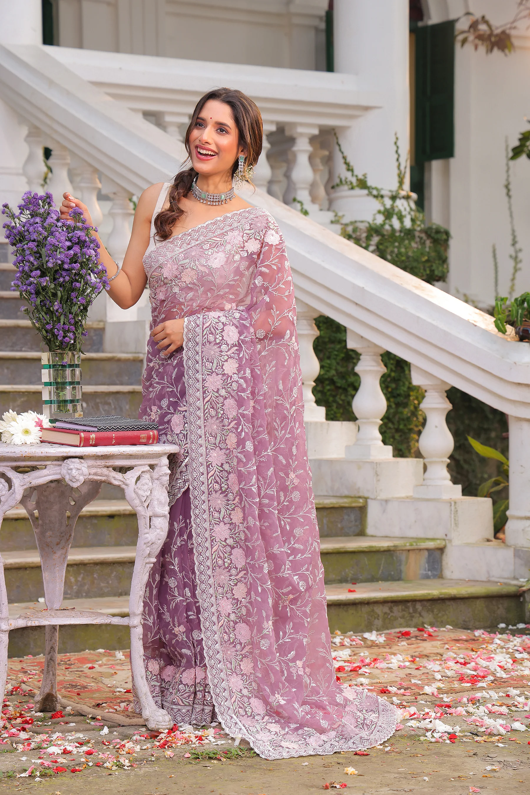 Chiffon Organza Embroidery - Image 3