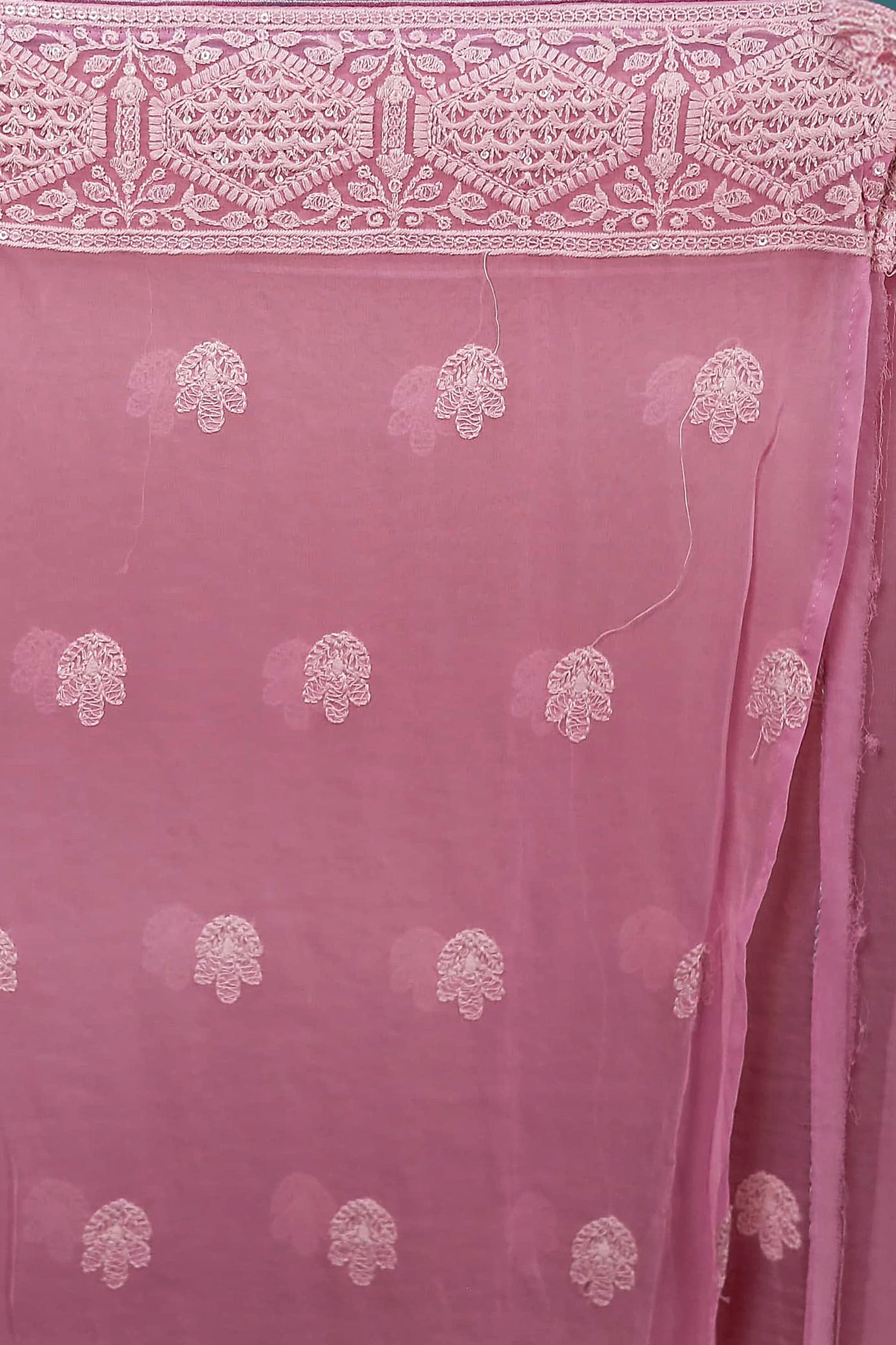 Chikankari Saree - Image 5