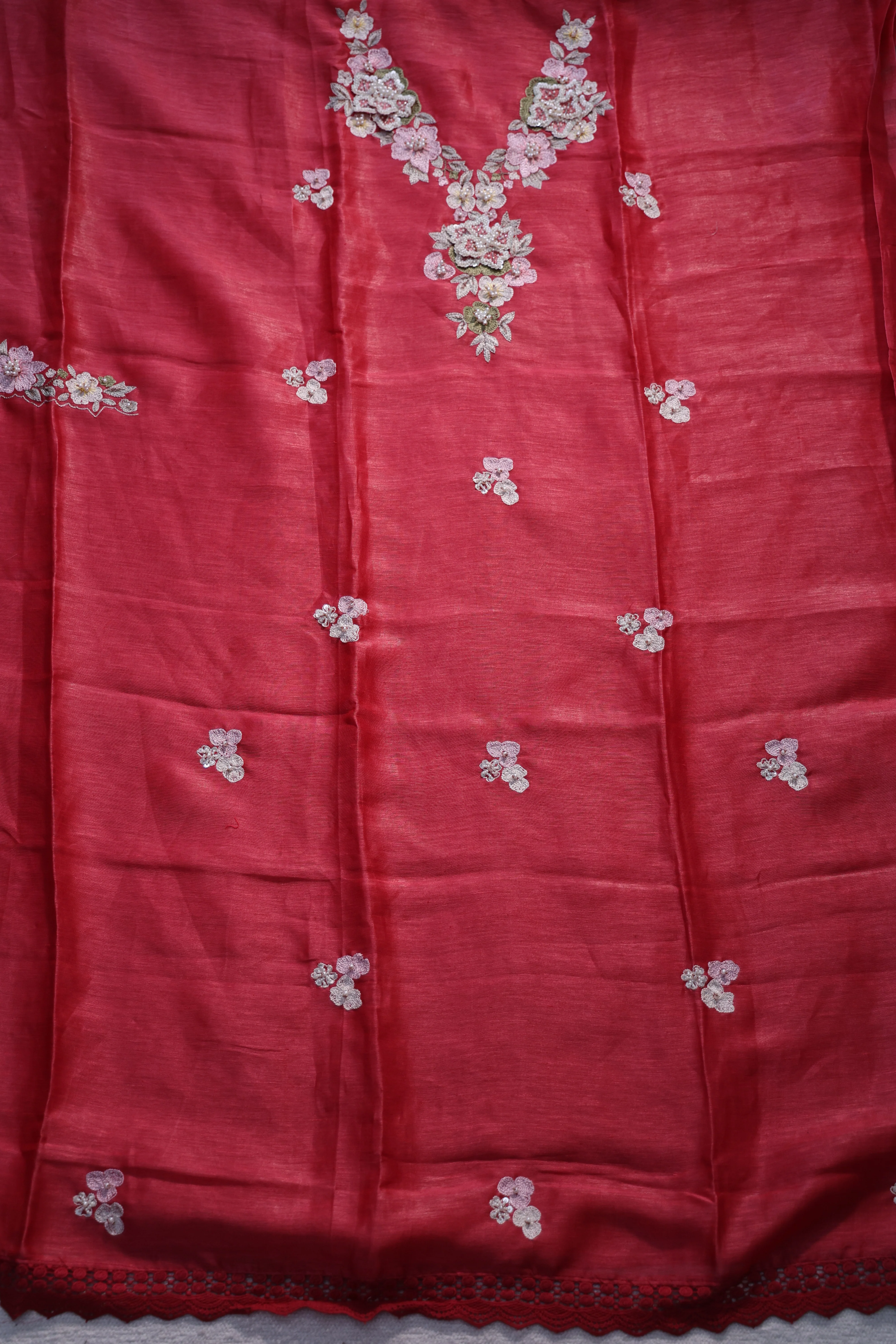 Linen Handwork Suit Piece - Image 4