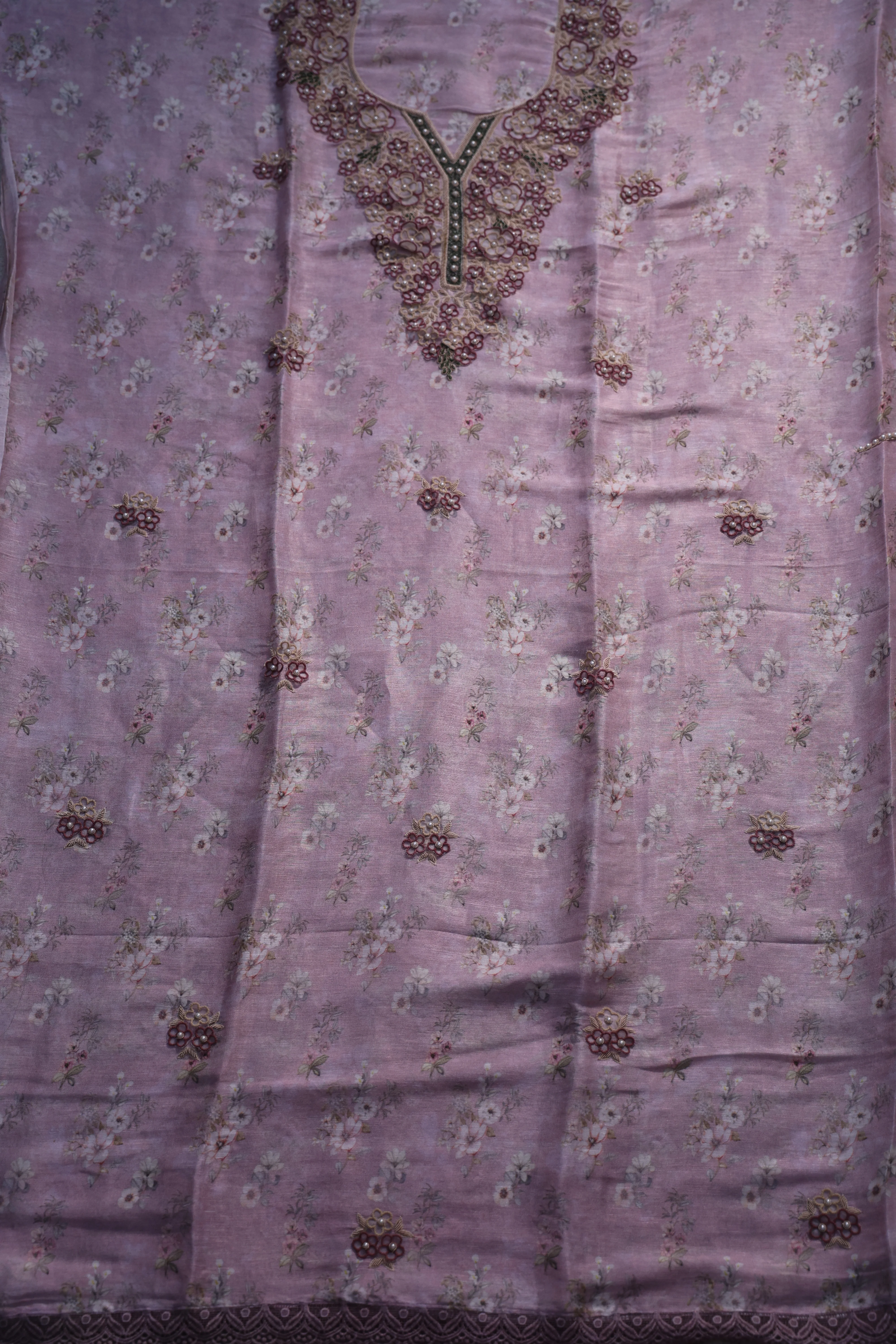 Linen Handwork Suit Piece - Image 3