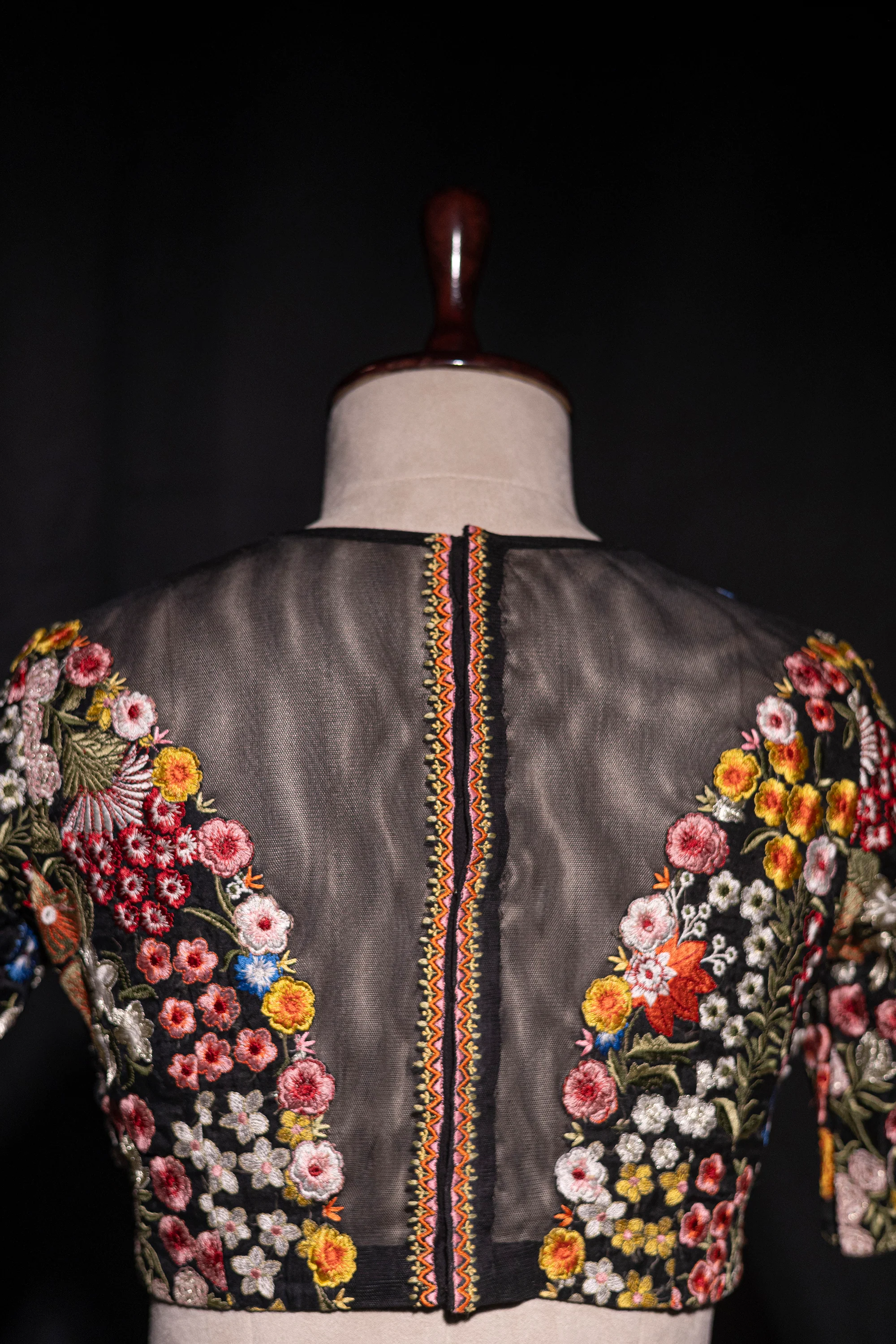 Organza Embroidery Blouse - Image 5