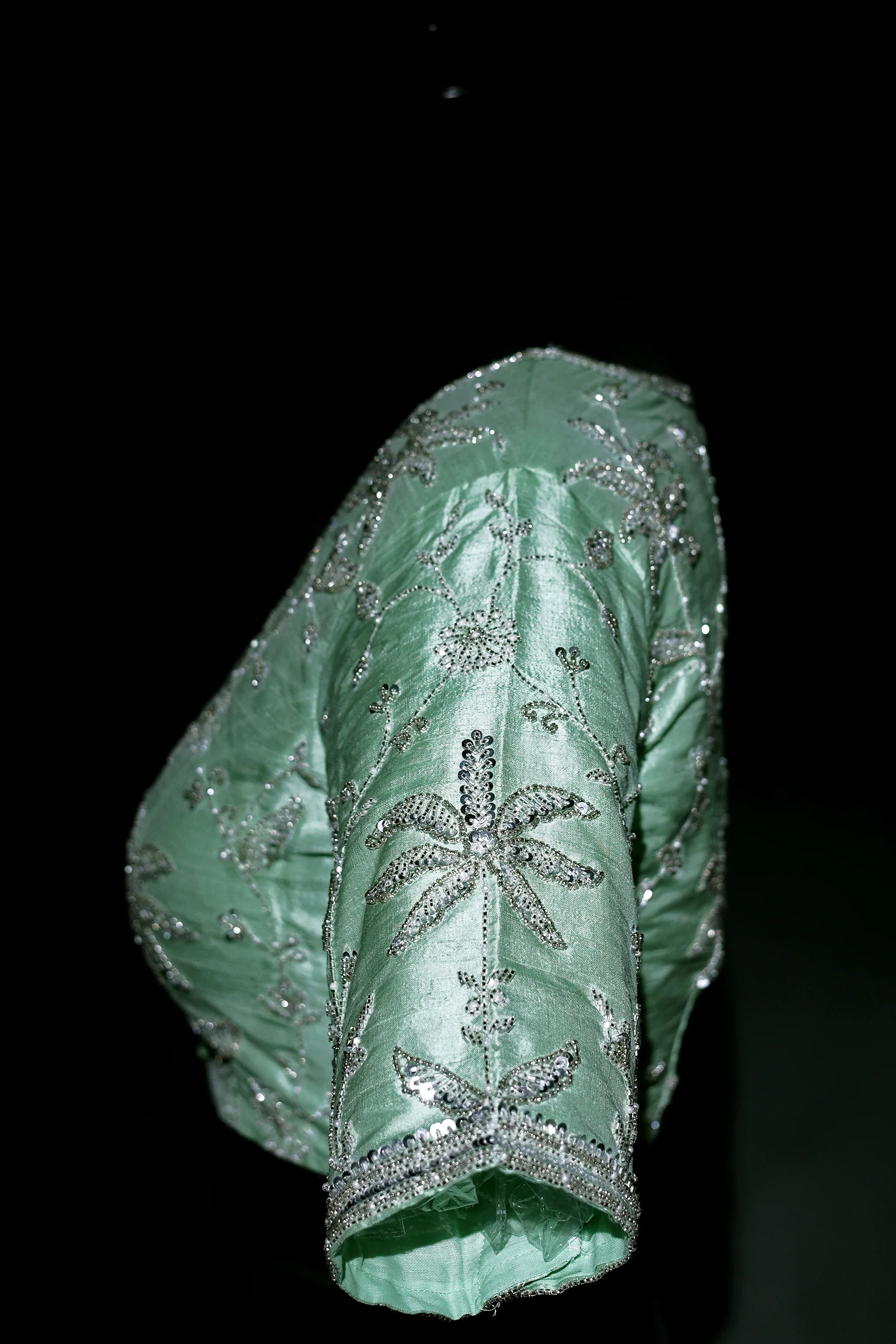 Raw Silk Zardosi Work - Image 3