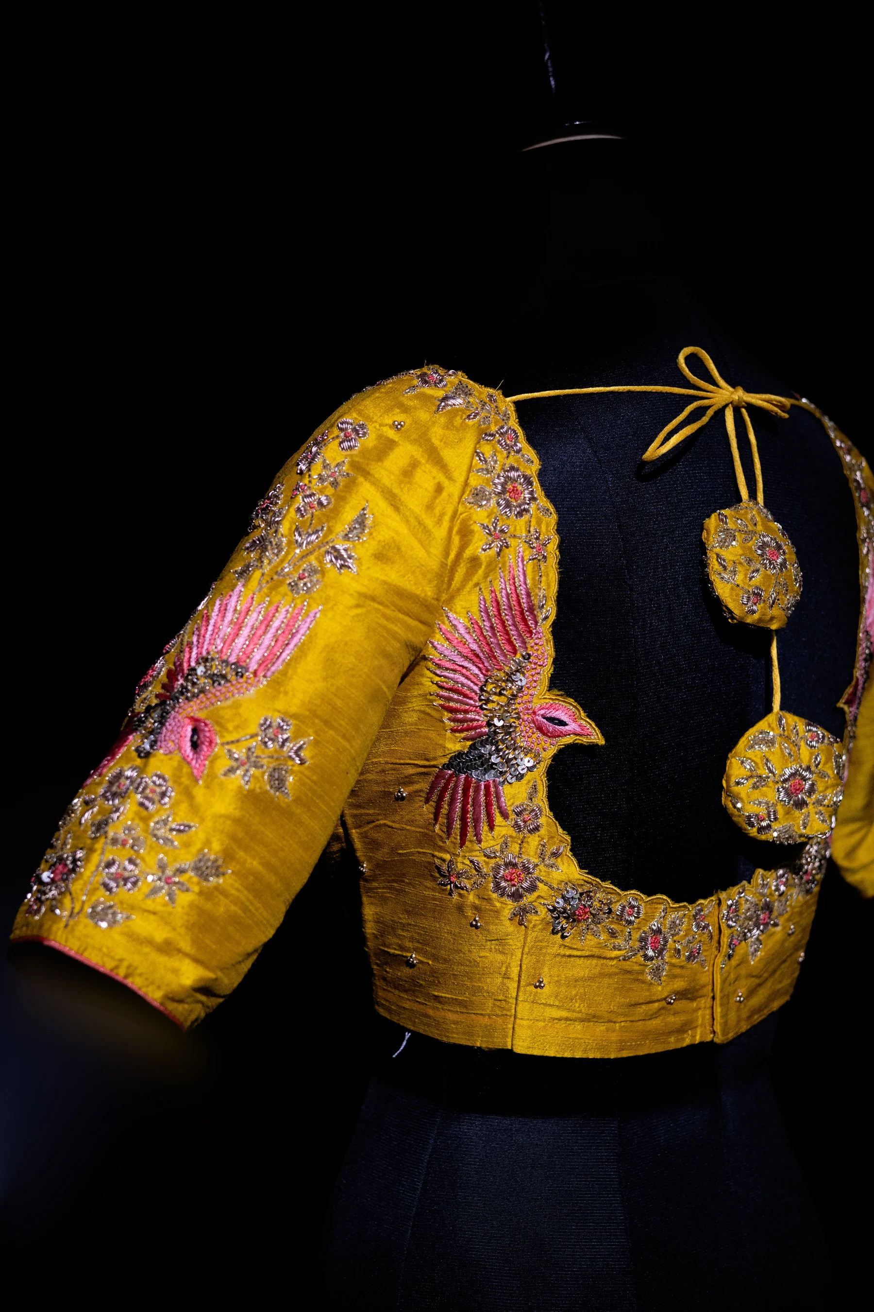 Raw Silk Zardosi Work - Image 4