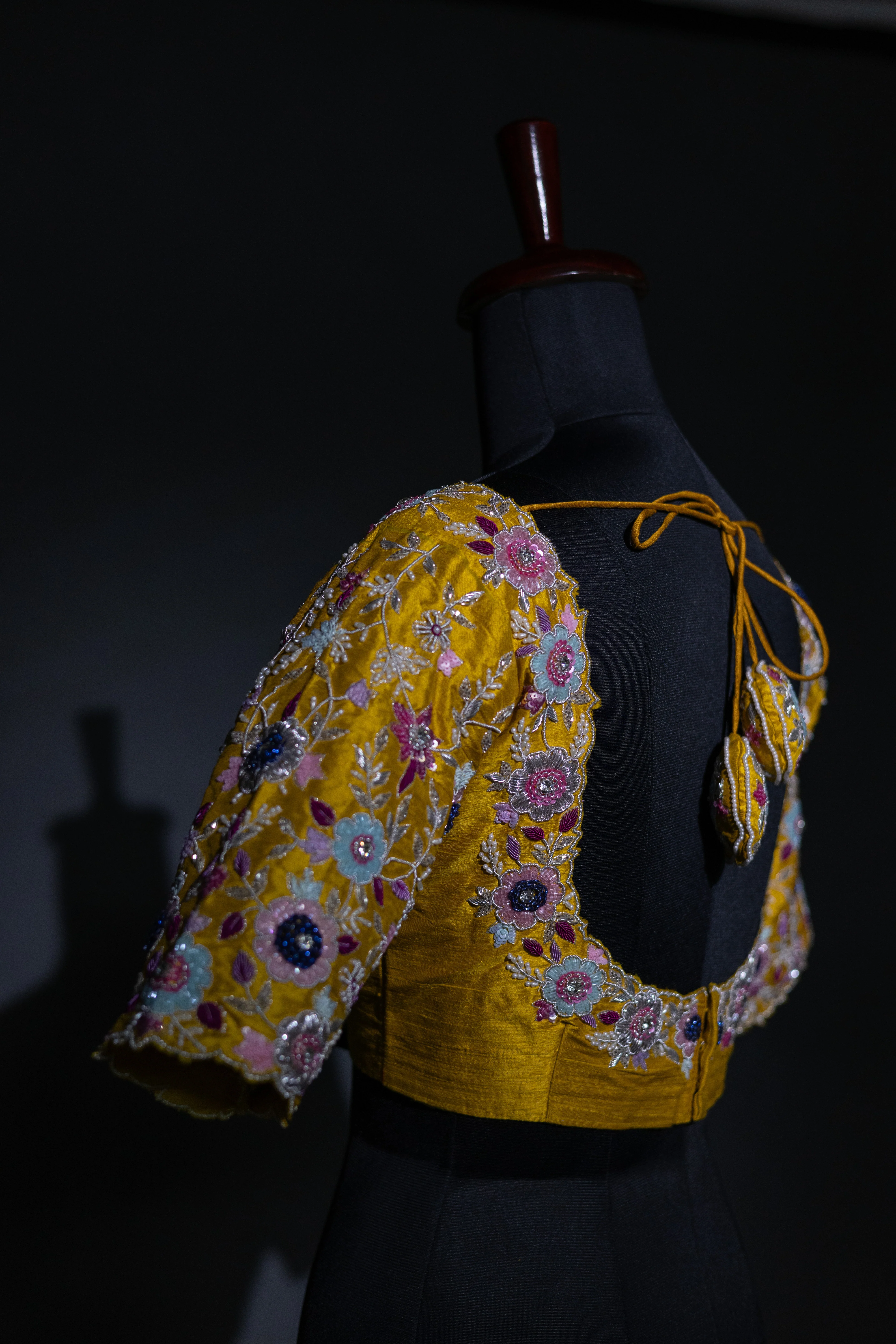 Raw Silk Zardosi Work - Image 4