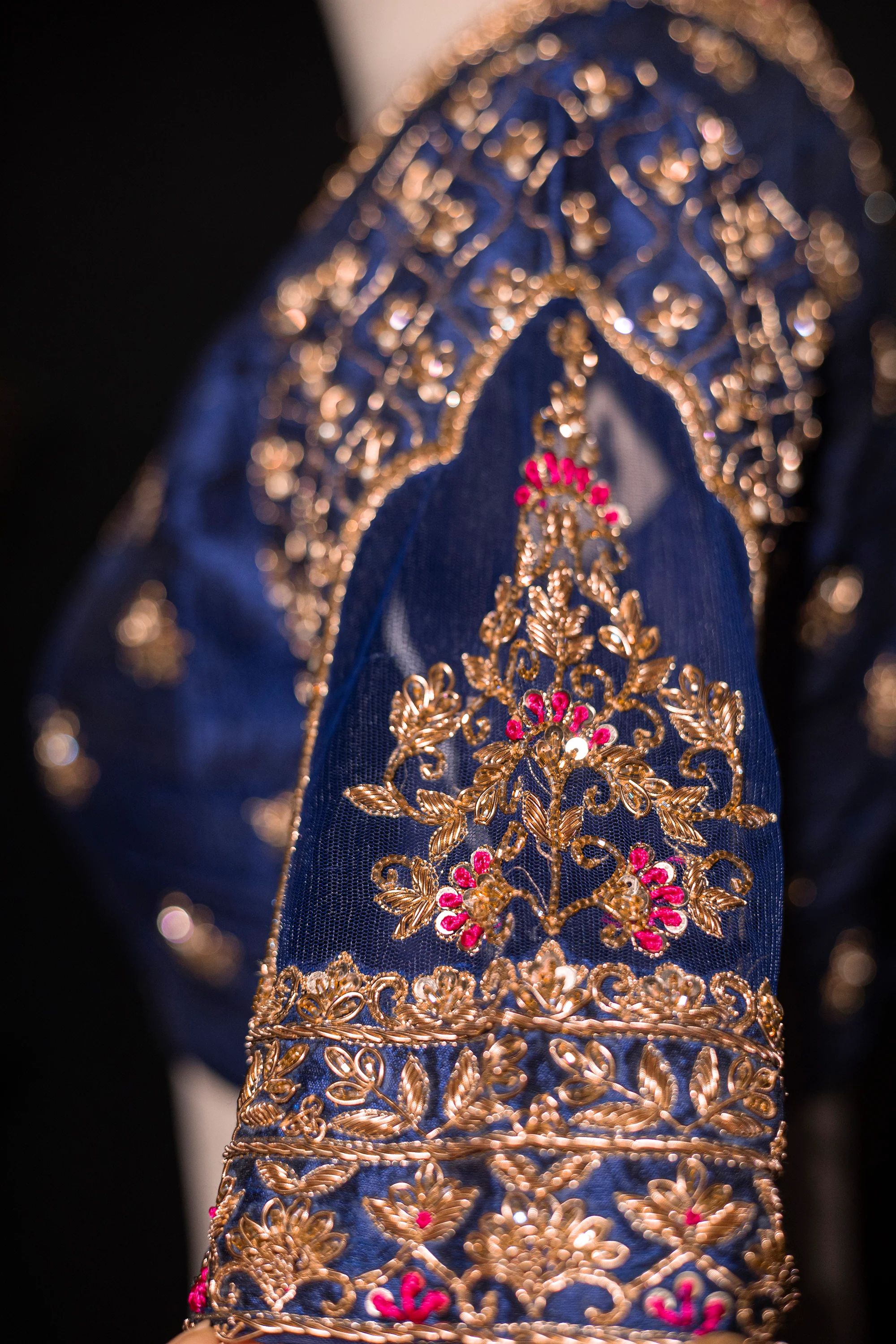 Raw Silk Zardosi Work - Image 3