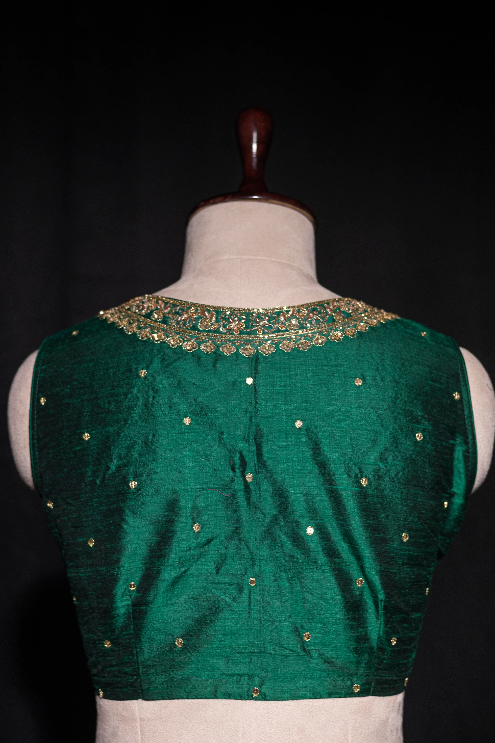 Raw Silk Zardosi Work - Image 3