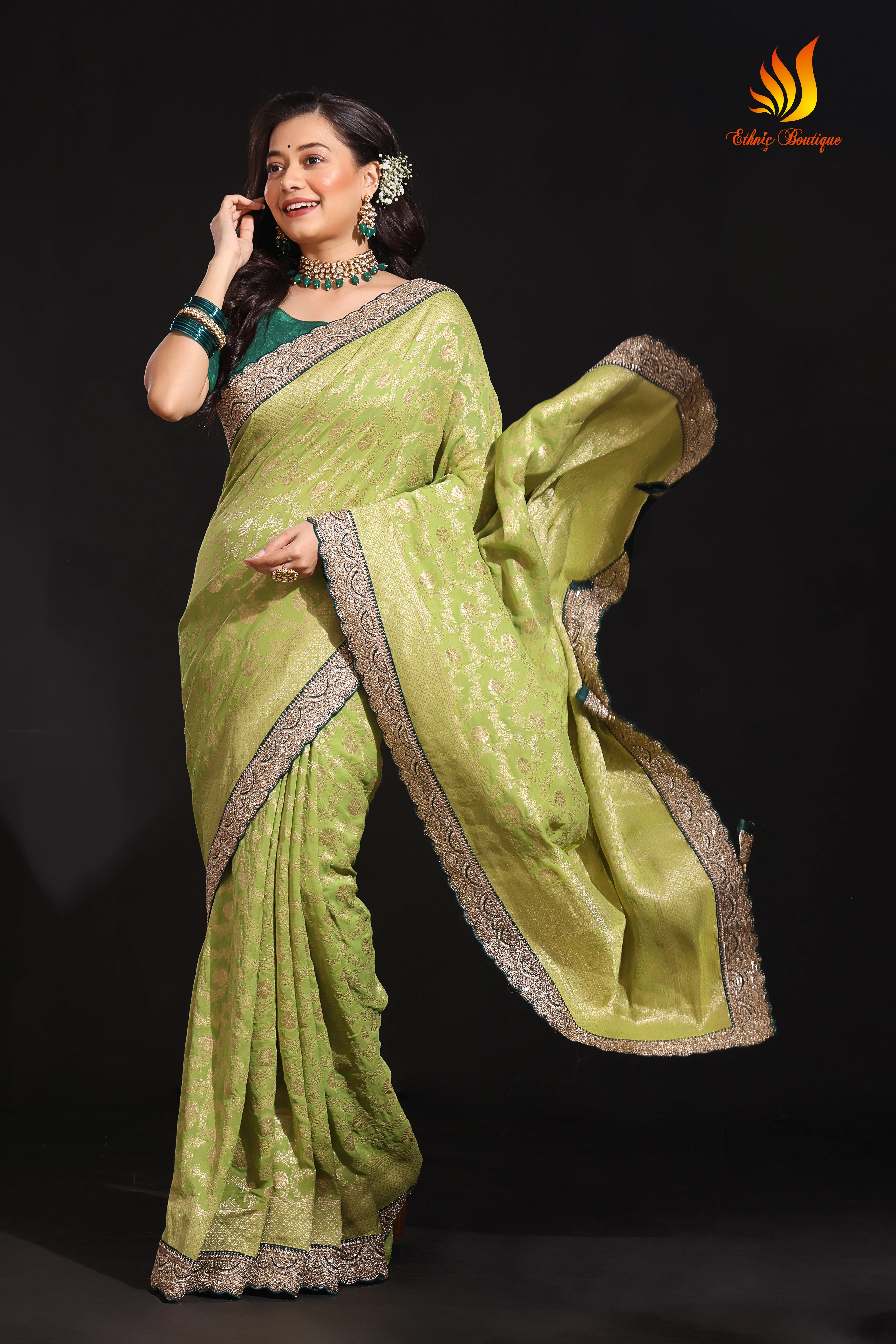 Semi Khaddi Banarasi - Image 4