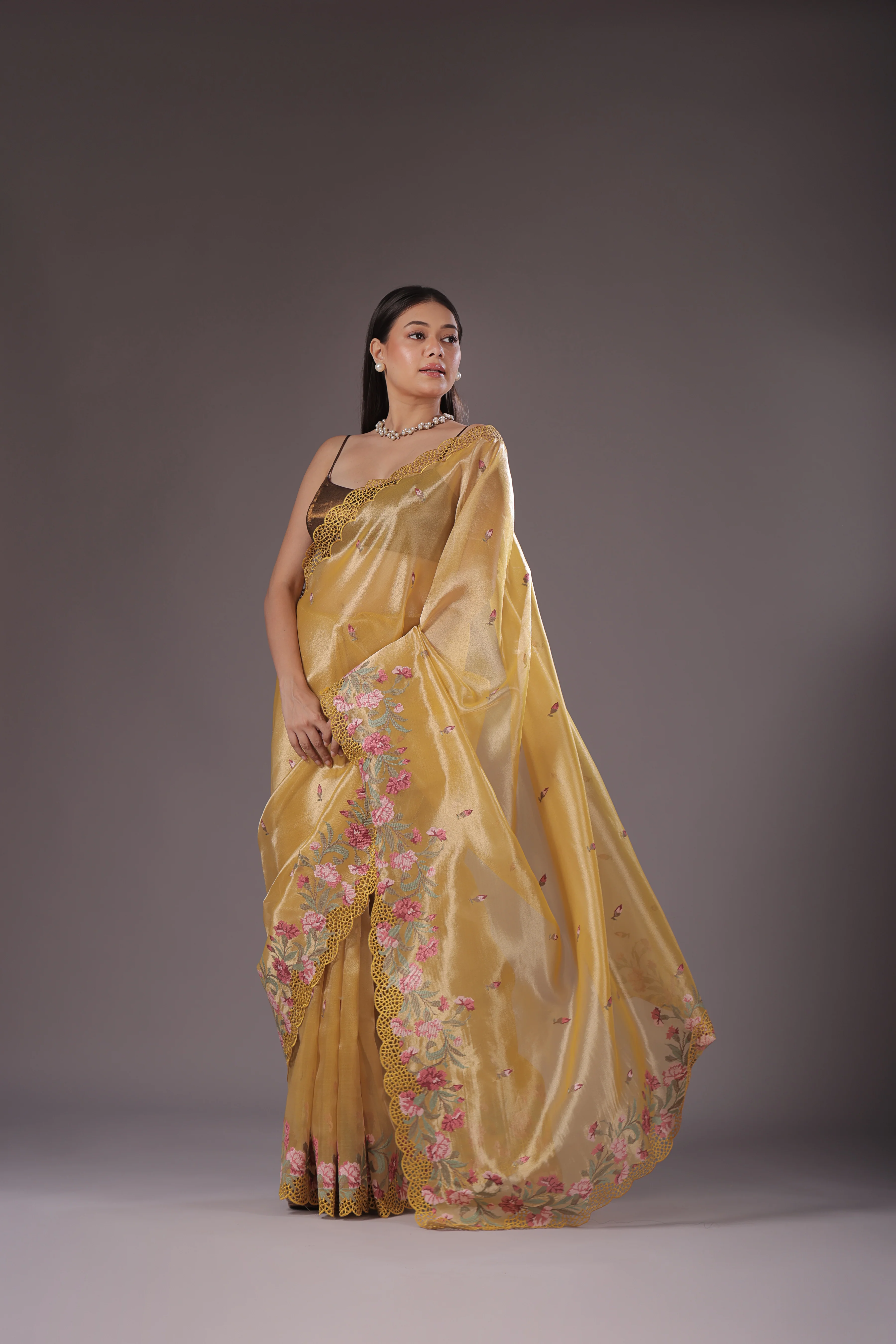 Semi Tissue Cut Work - Image 3