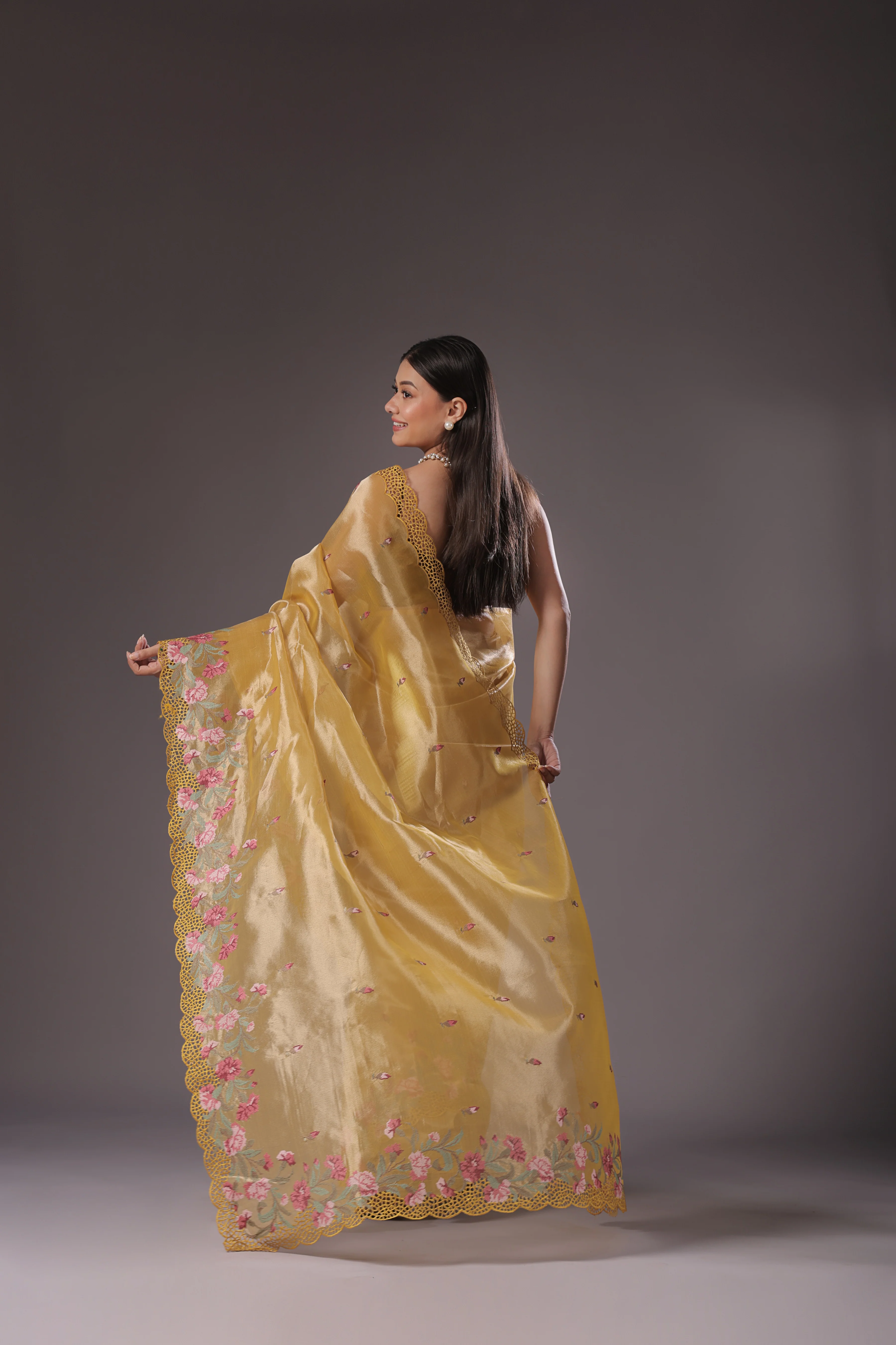 Semi Tissue Cut Work - Image 5