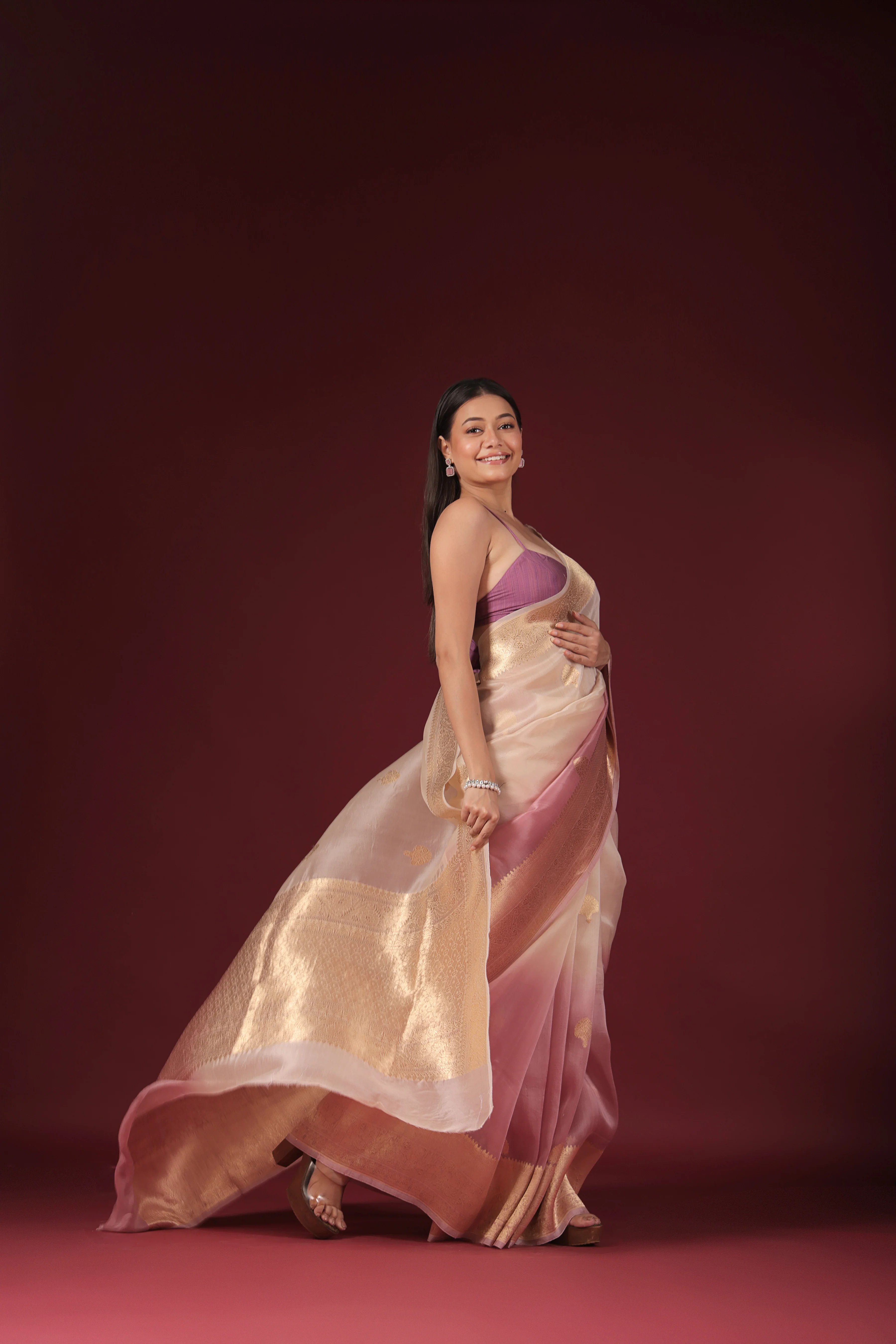 Shaded Kora Banarasi - Image 4