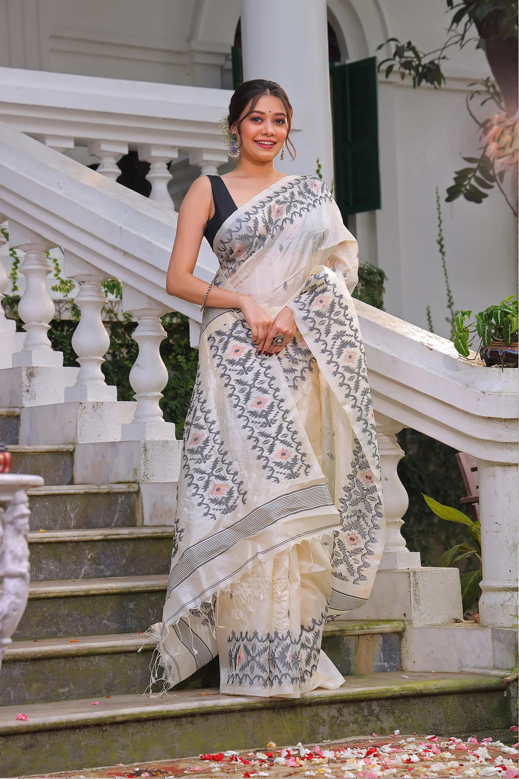 Tussar Jamdani - Image 4