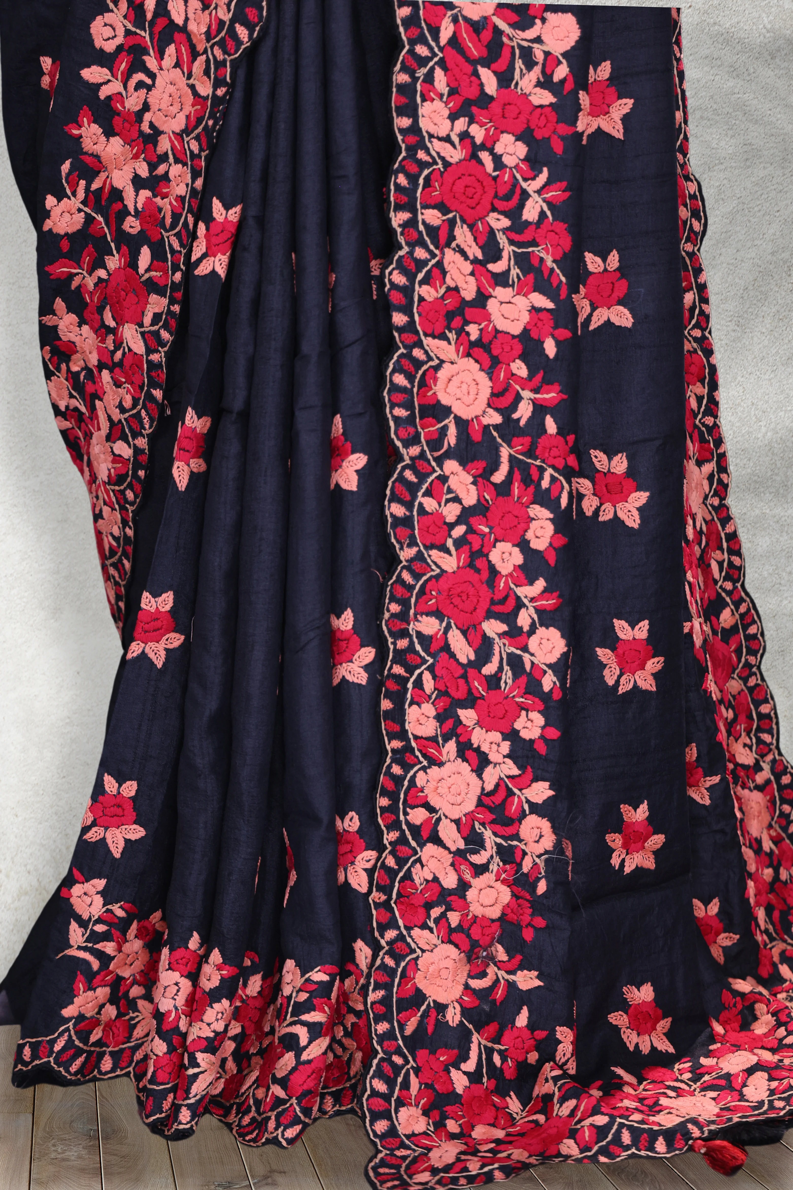 Tussar Parsi Hand Work - Image 3