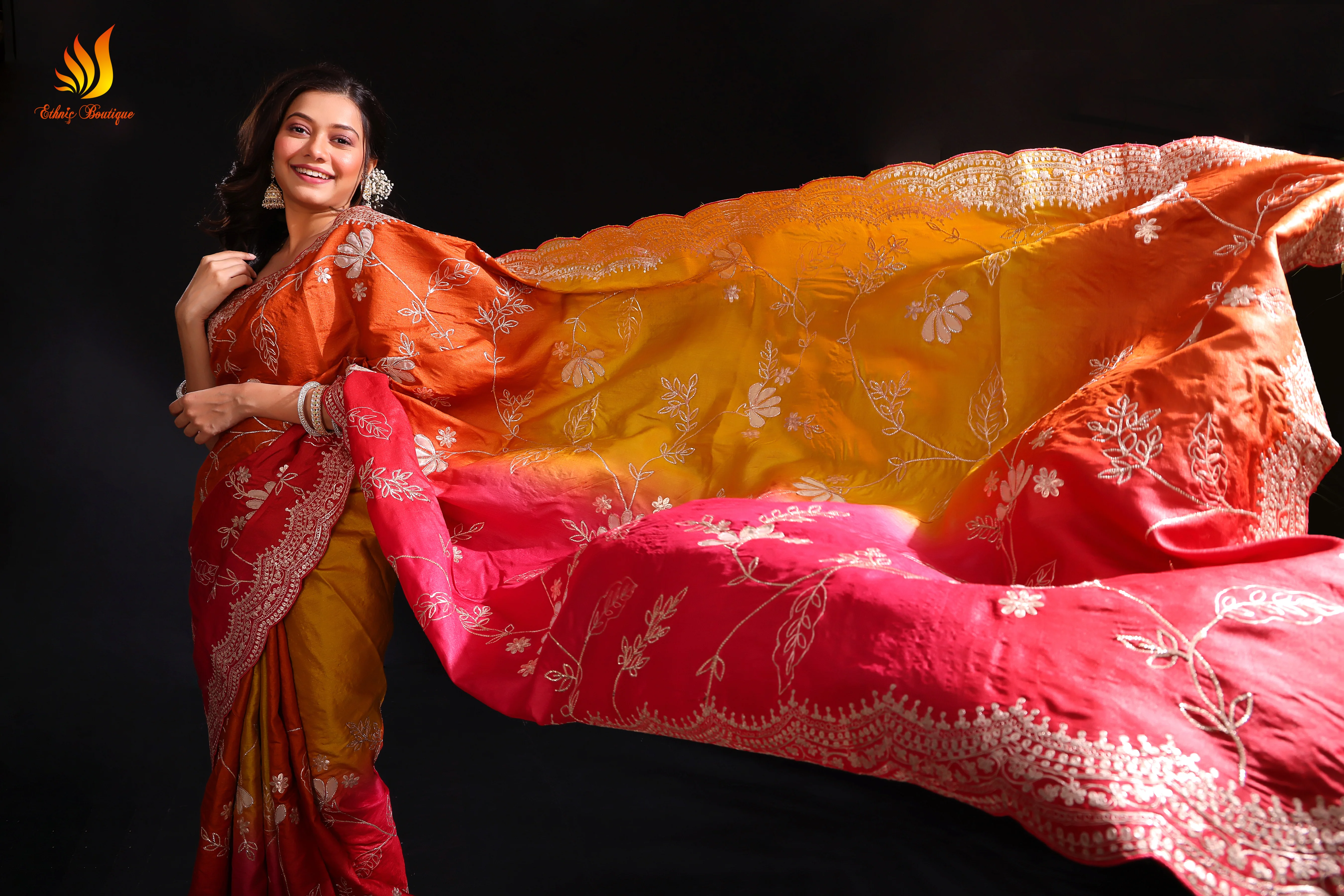 Tussar Pita Zari Work - Image 4