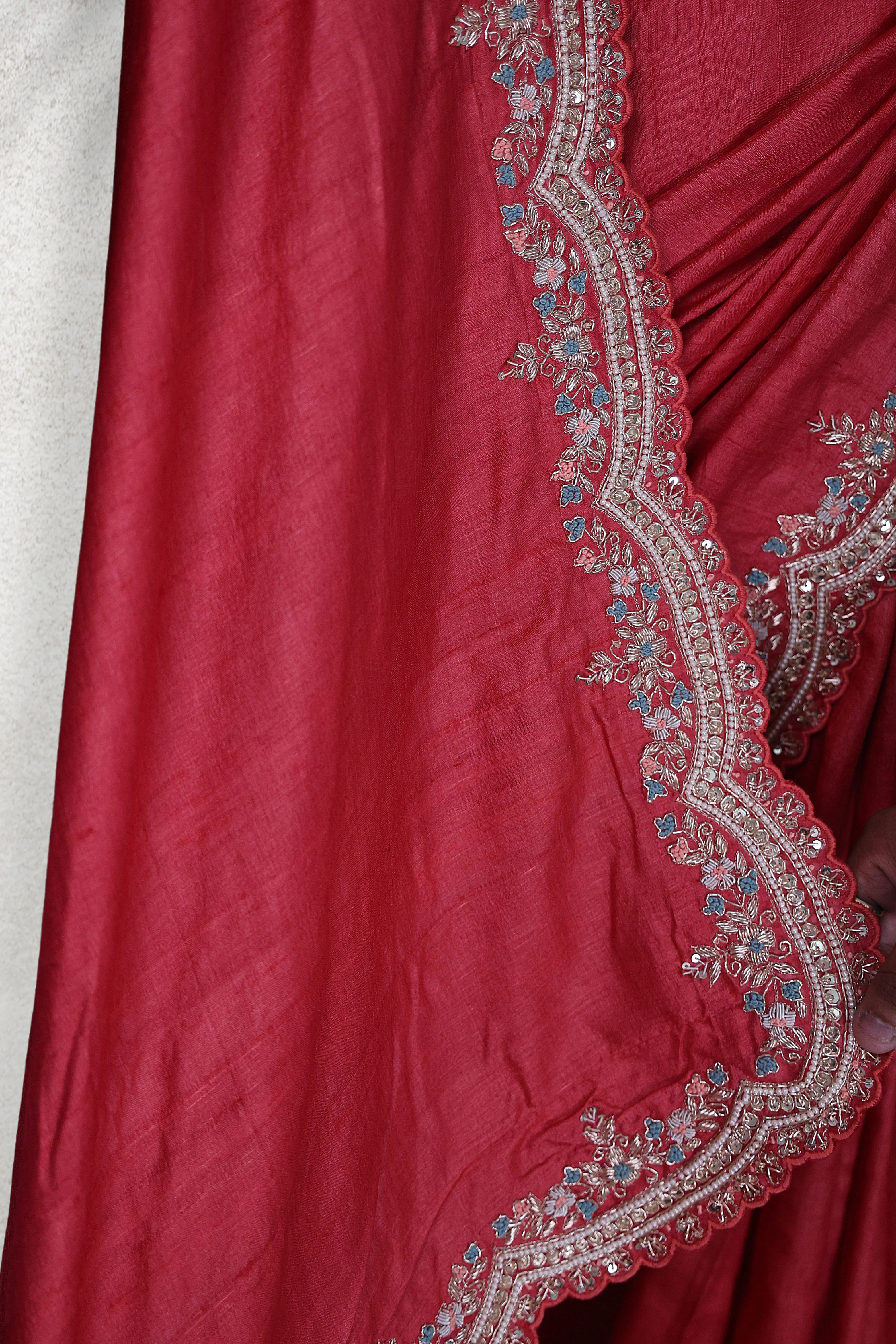 Tussar Zardosi Work - Image 4