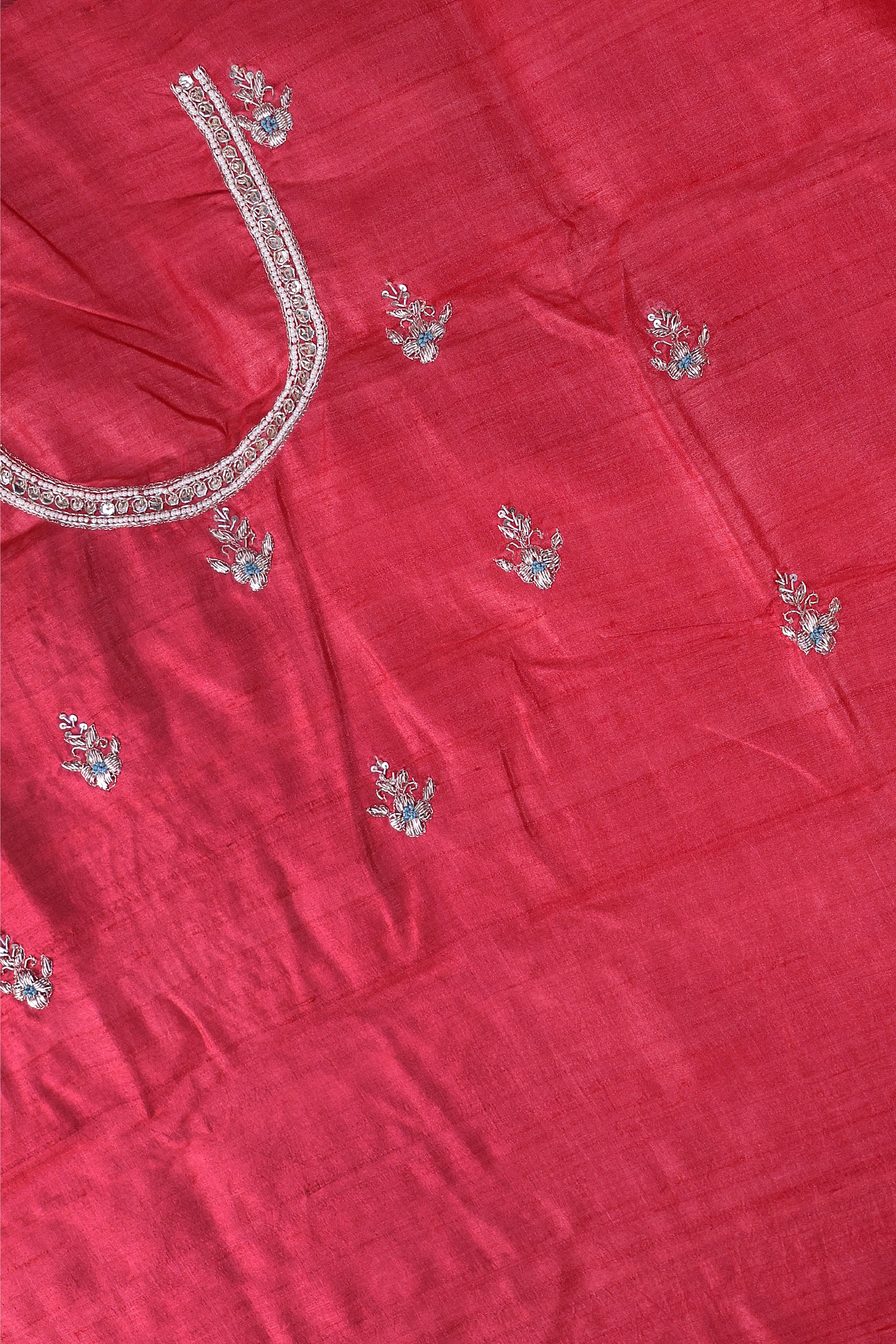 Tussar Zardosi Work - Image 5