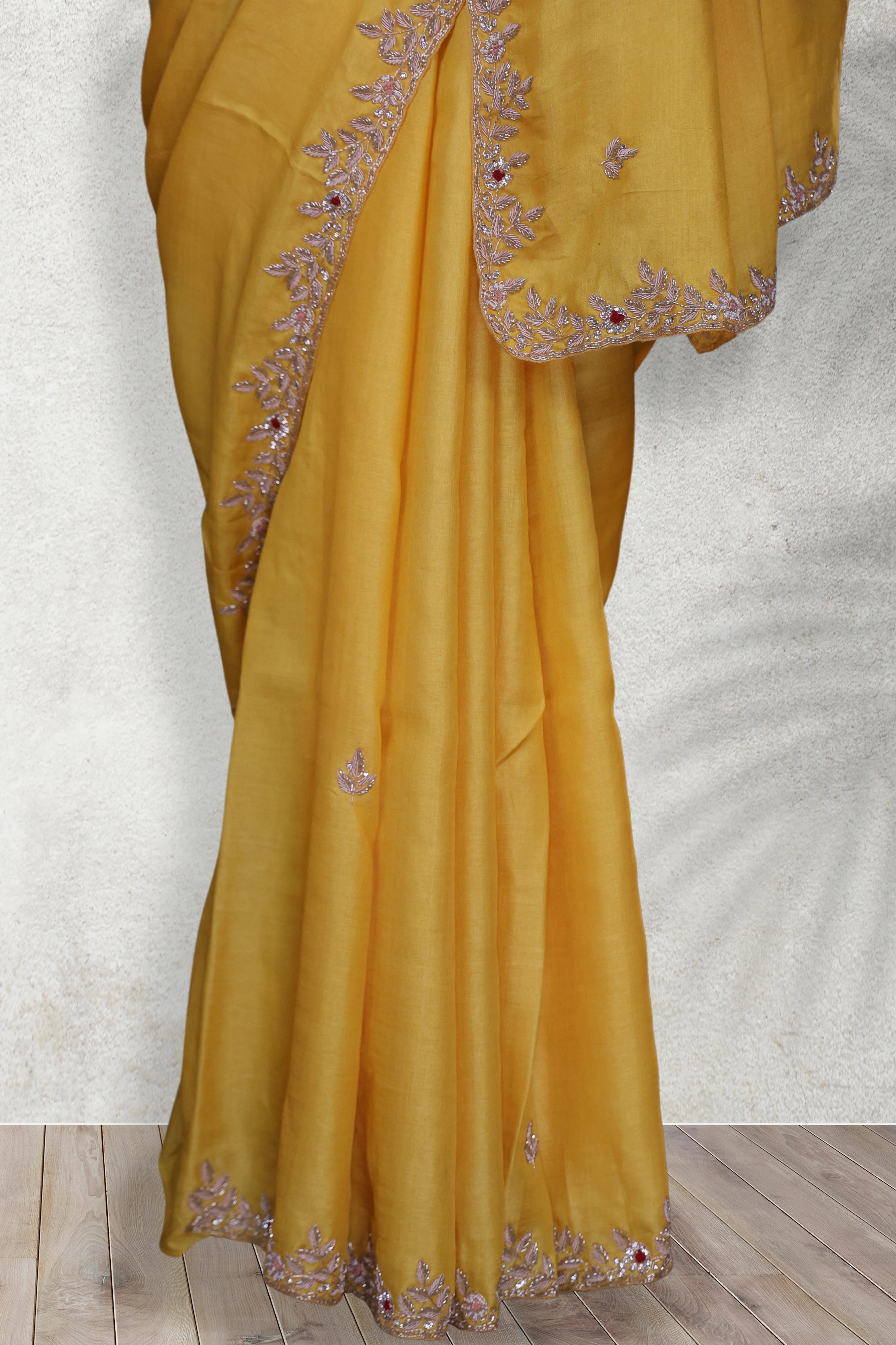 Tussar Zardosi Work - Image 3