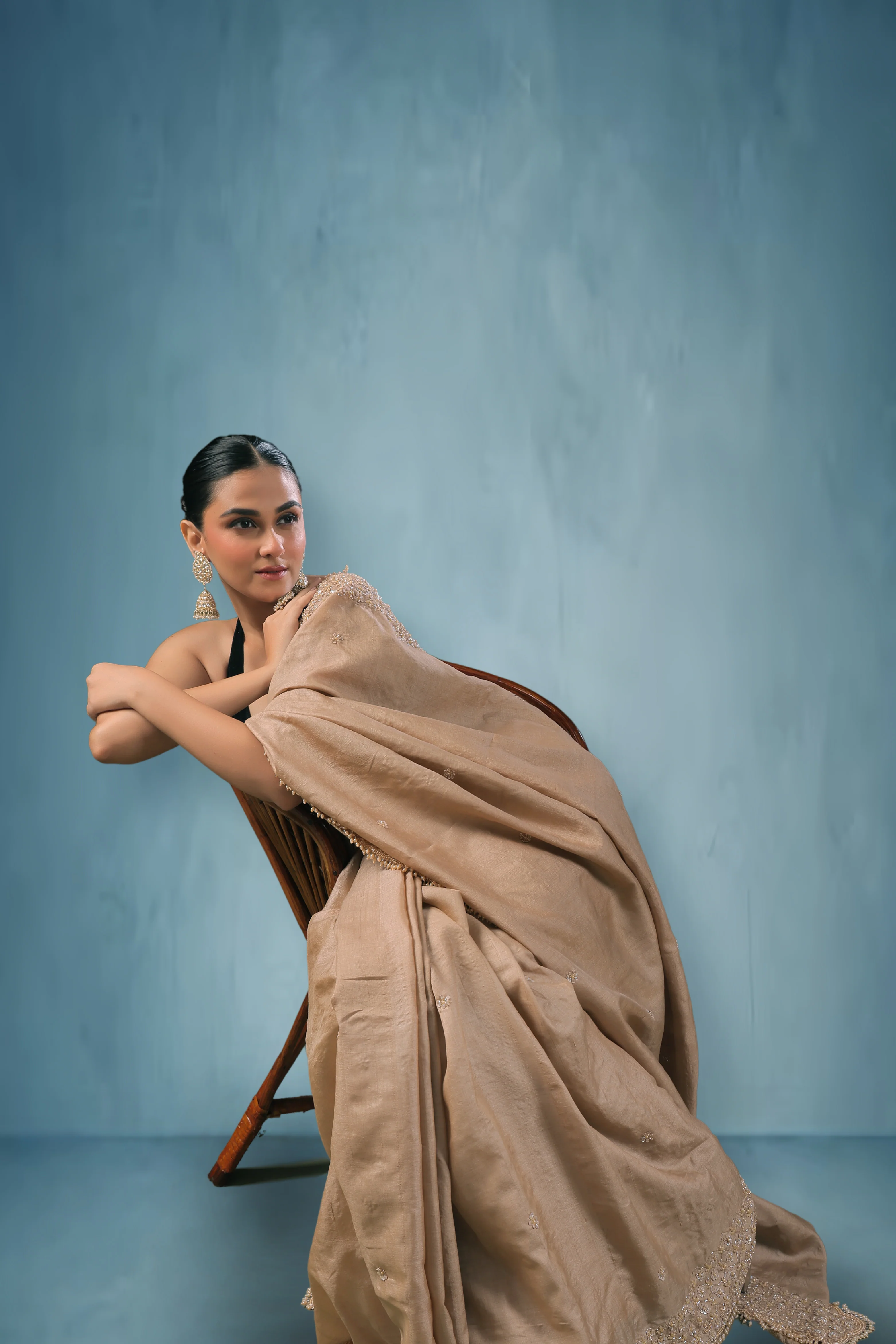 Tussar Zardosi Work - Image 3