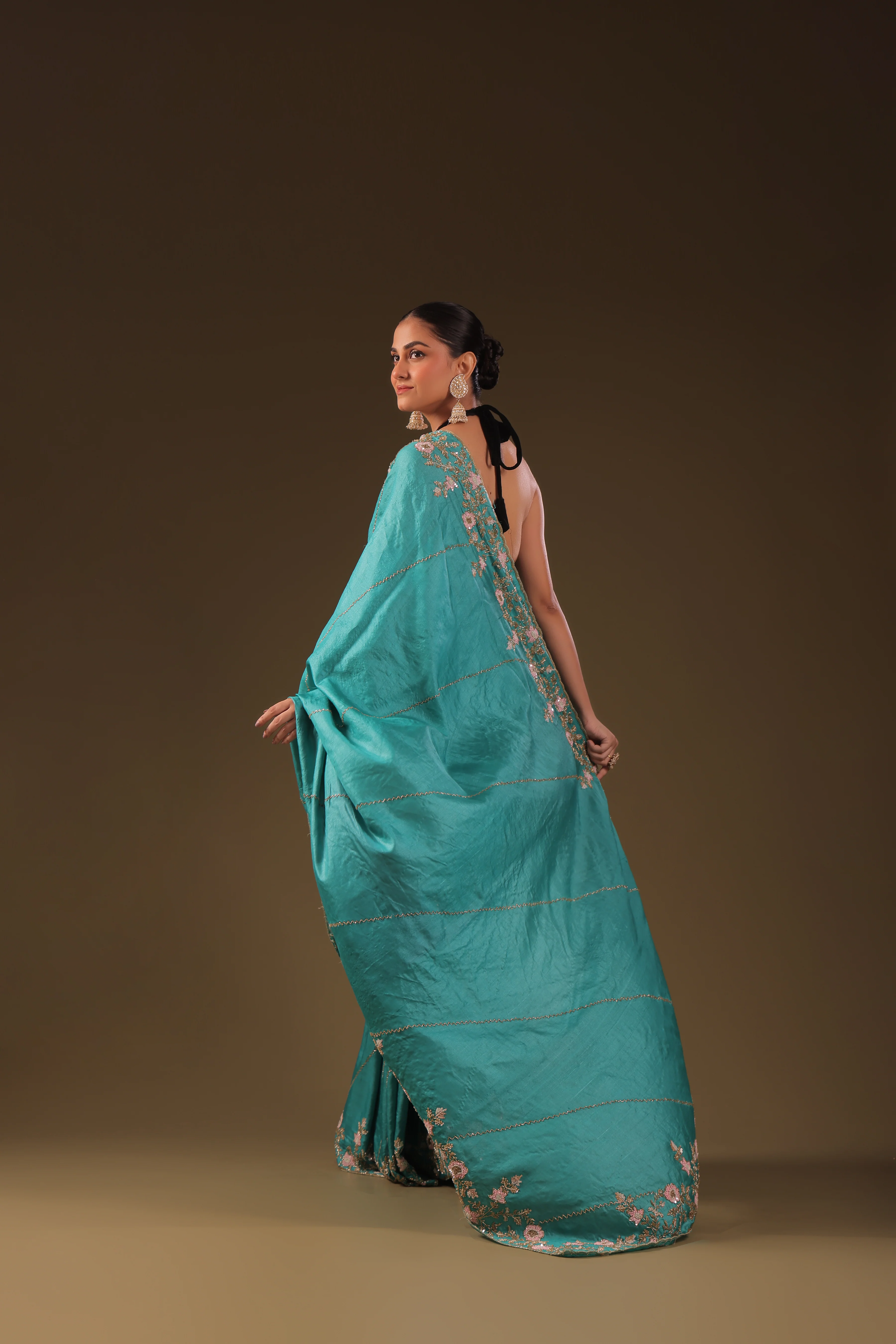 Tussar Zardosi Work - Image 3